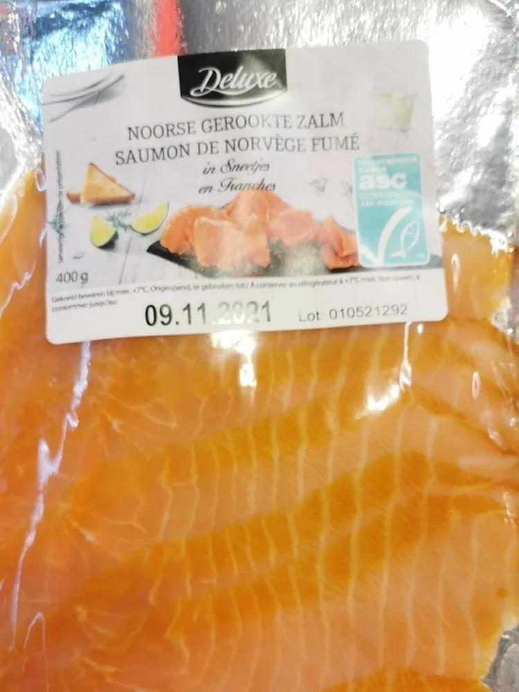 NOORSE GEROOKTE ZALM SAUMON DE NORVÈGE FUMÉ