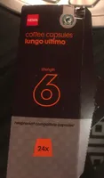 Coffee capsules lungo ultimo