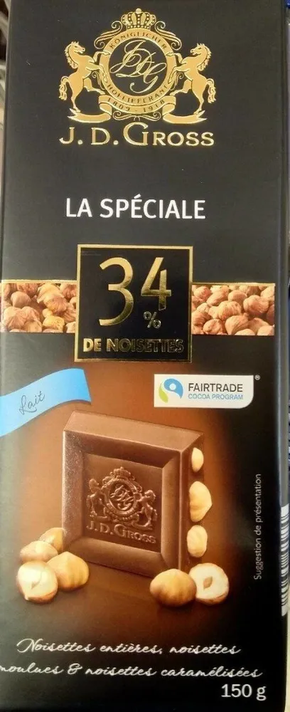La spéciale 34% de noisettes