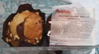 Muffin vanille cacao noisettes