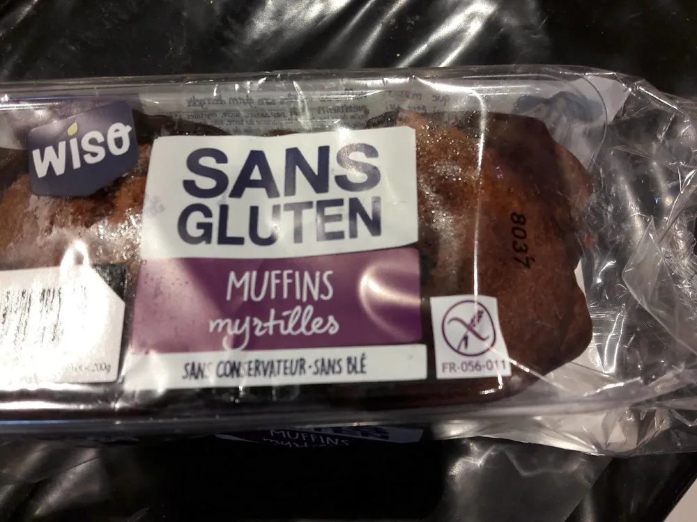 Muffins myrtilles sans gluten