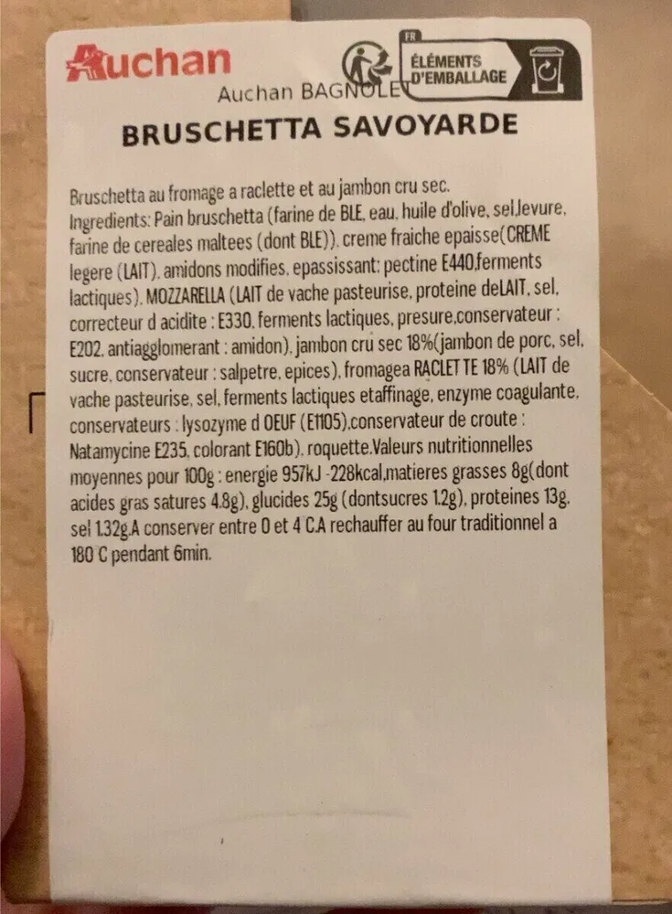 Bruschetta savoyarde
