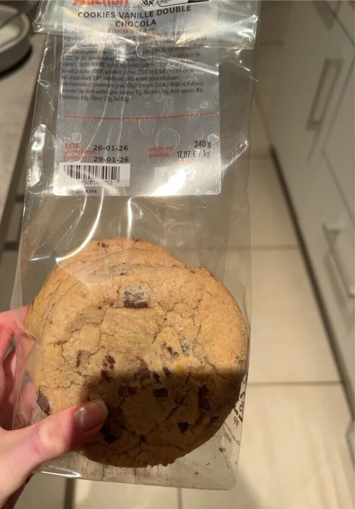 Cookies vanille double chocolat