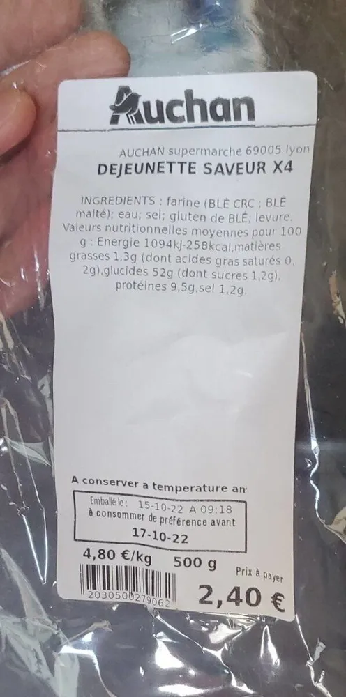 Déjeunette saveur