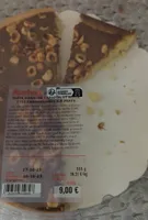Tarte ganache caraméel et noisettes
