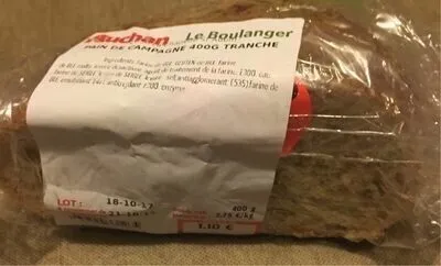 Pain de campagne tranché