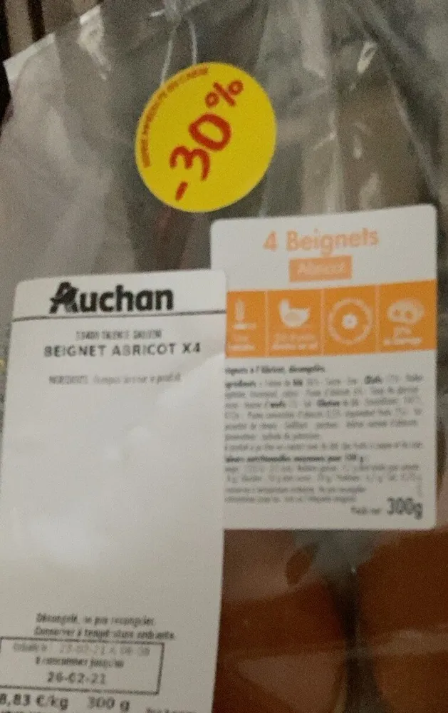 Beignet abricot