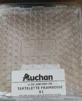 Tartelettes framboise Auchan