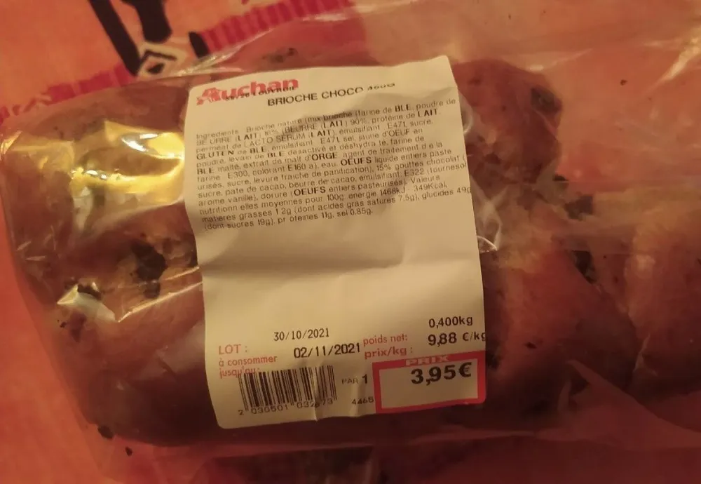 Brioche choco 400g