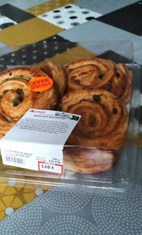 Pains aux raisins