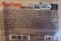 Panini poulet curry