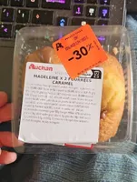 Madeleines fourrées caramel