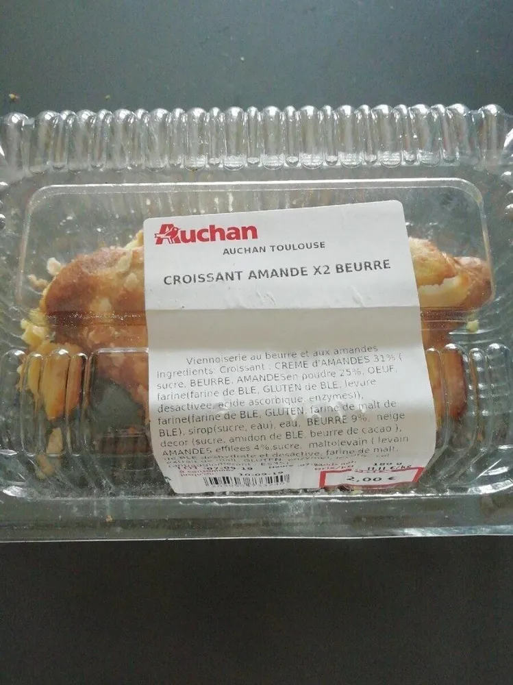 Croissant amande beurre