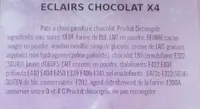 Éclairs Chocolat  x4