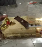 Buche crème au beurre vanille