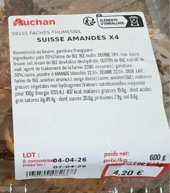 Suisse amandes