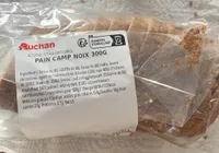 Pain campagne noix auchan