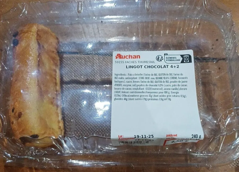 Lingot chocolat