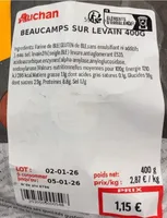 Beaucamps sur levain 400g