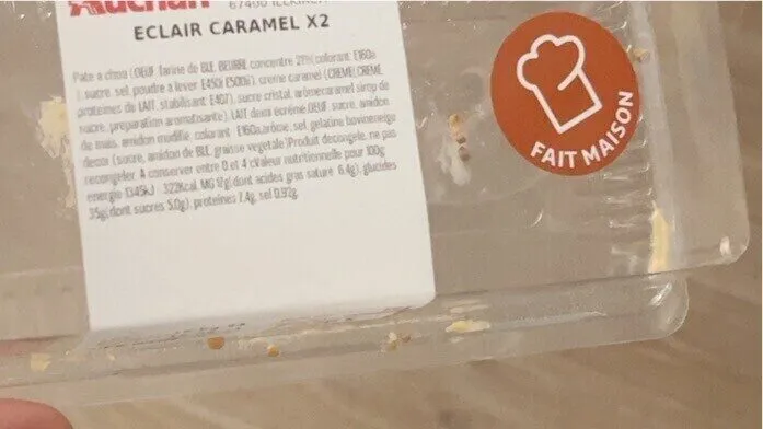 Eclair caramel