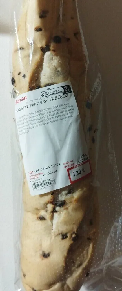 Baguette pépite de chocolat