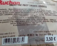 Baguettine pavot saumon