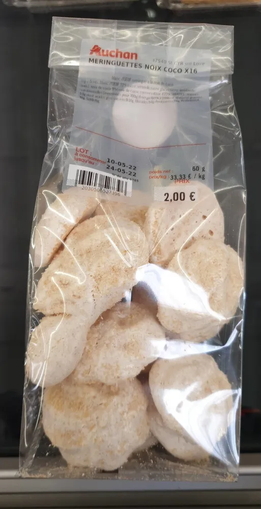 Meringues noix de coco