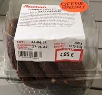 Cookie triple chocolat auchan