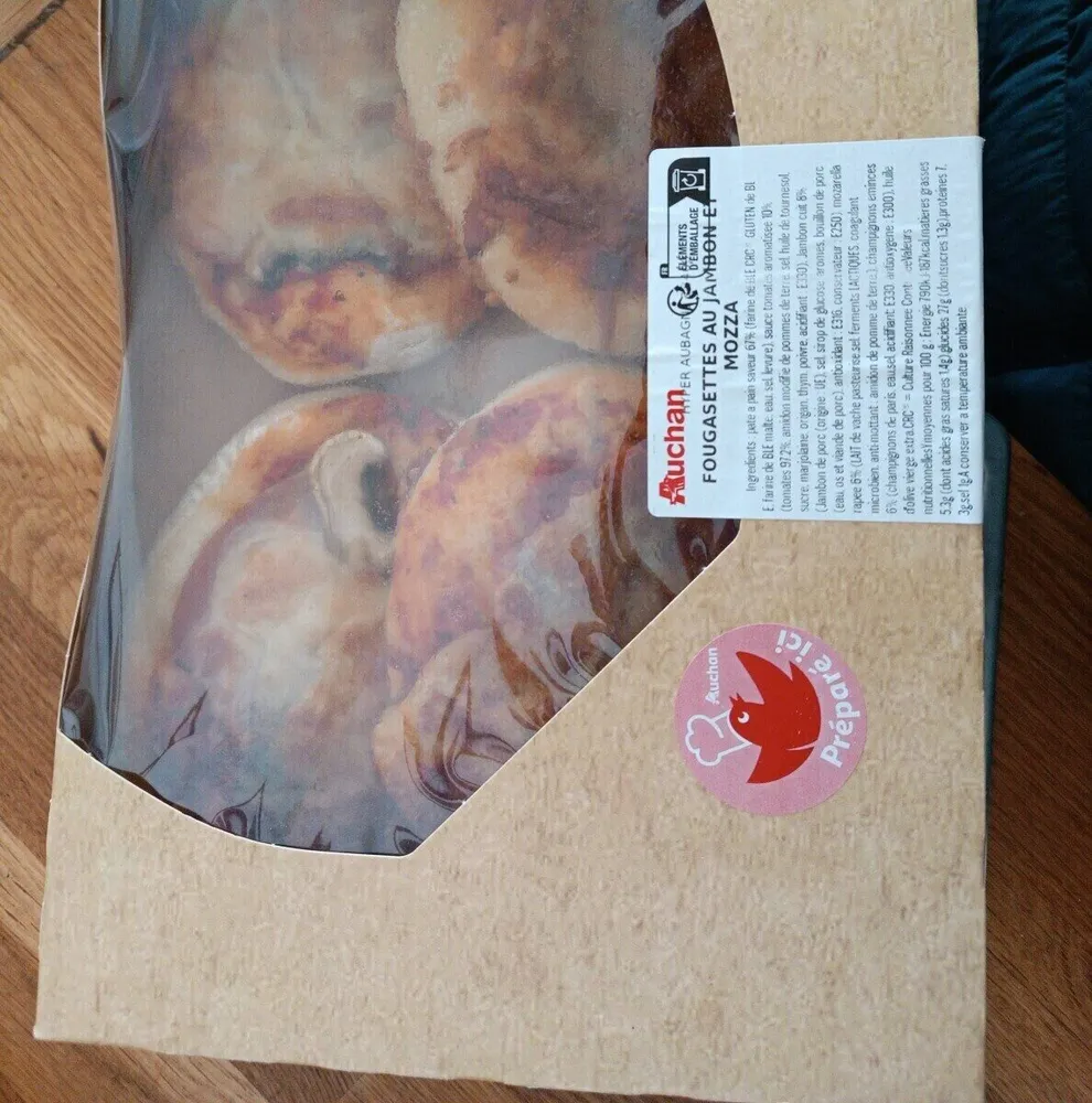 Fougassettes jambon et mozza