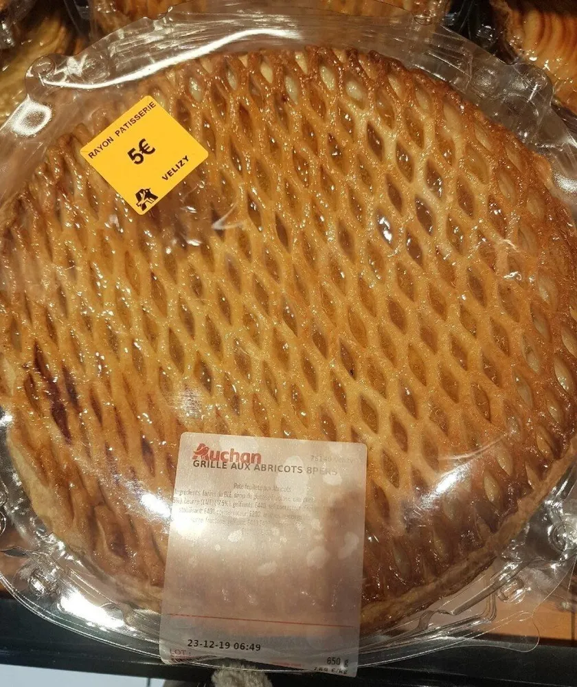 grillé aux abricots