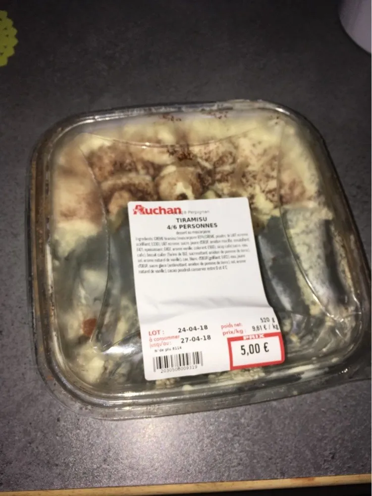 Tiramisu 4/6 personnes