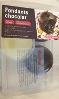 Fondant chocolat x2 et crème anglaise