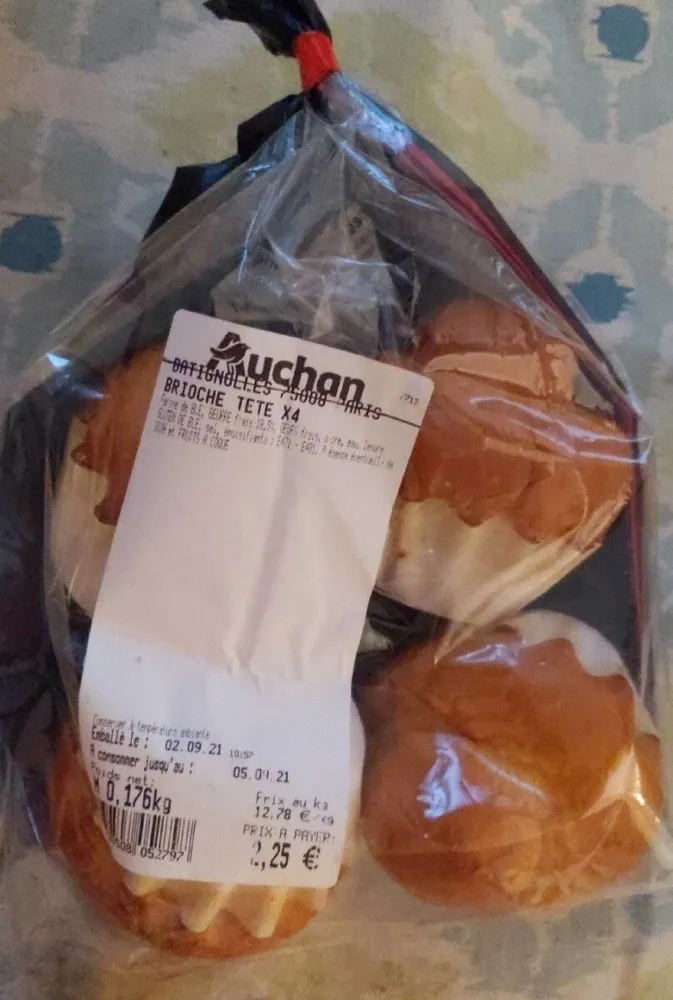 Brioche tête *4