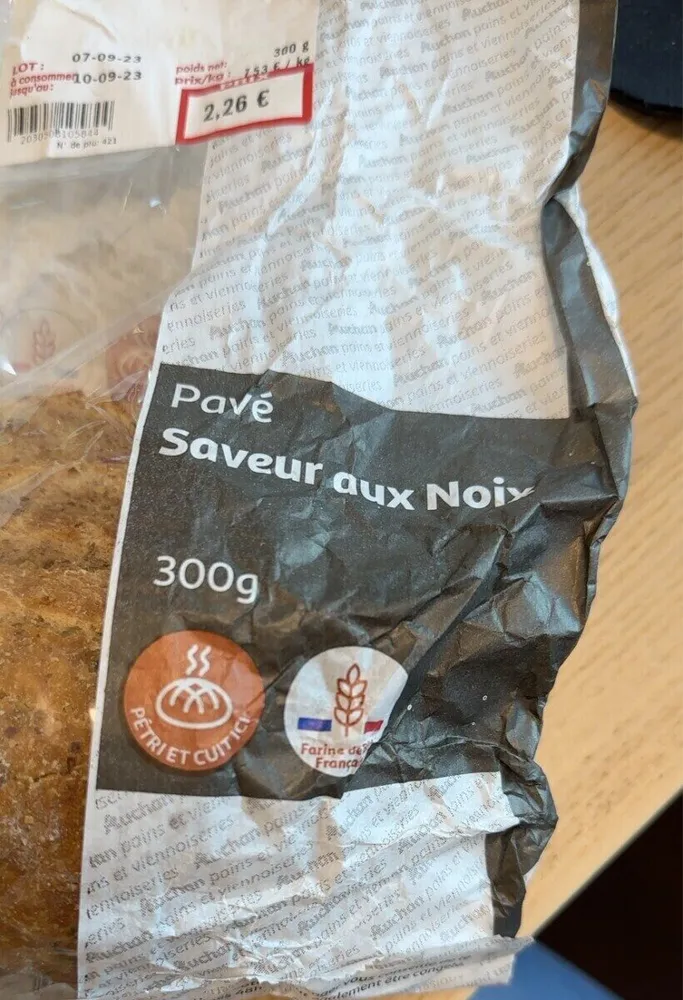 Pave saveur noix