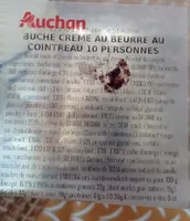 Bûche crème au beurre