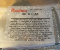 Cake au citron
