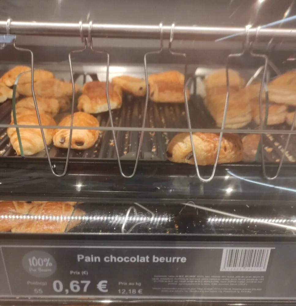 Pain au chocolat beurre