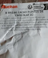 Break cacao pépites de chocolat