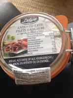 Deluxe filets d anchois à  l huile  d olive