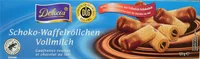 Schoko-Waffelröllchen Vollmilch