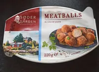 Meatballs in creamy sauce