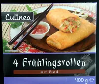 4 Frühlingsrollen mit Rind