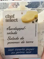 Aardappel-salade Salade de pommes de terre met zwarte peper au poivre noir