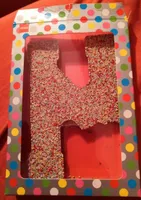 Lettre en chocolat