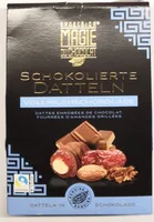Schokolierte Datteln Vollmilchschokolade