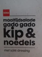 Maaltijdsalade gado gado kip & noedels