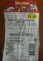 Preparado de carne picada  vacuno.-cerdo Burger meat