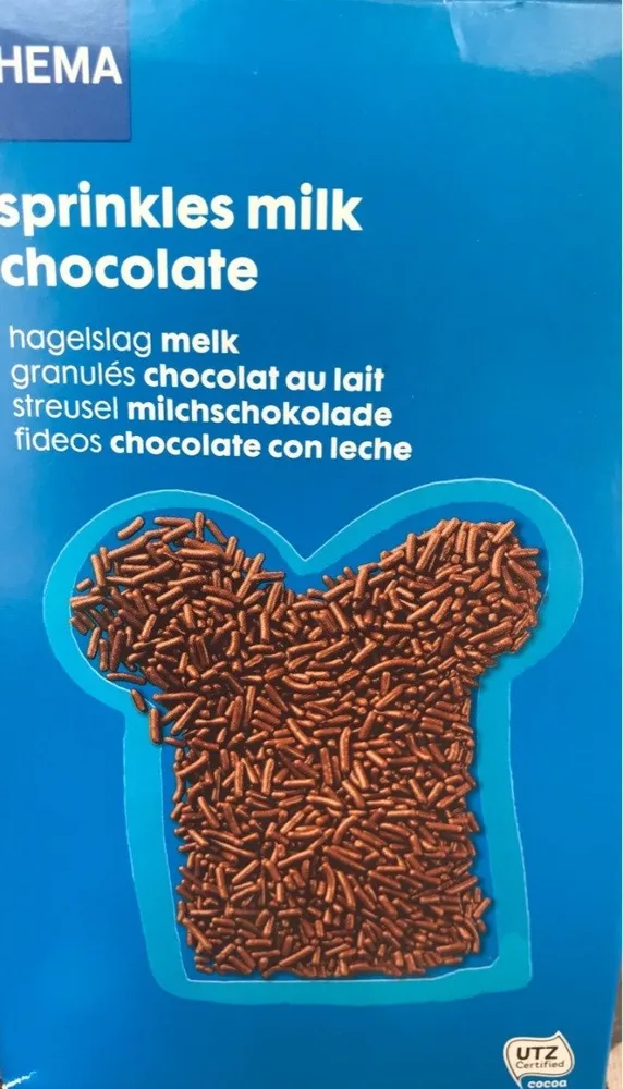 Sprinkles milk chocolate