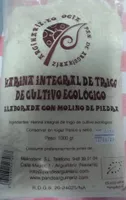 Harina integral de trigo de cultivo ecológico