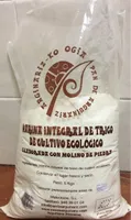 Harina integral de trigo de cultivo ecológico